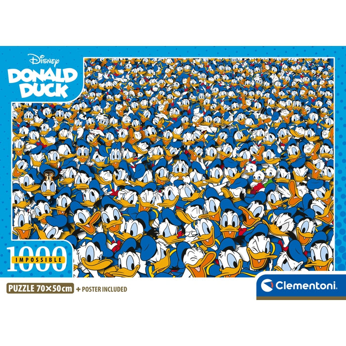 clementoni-donald-duck-puzzle-1000-teile-impossible-edition image 4