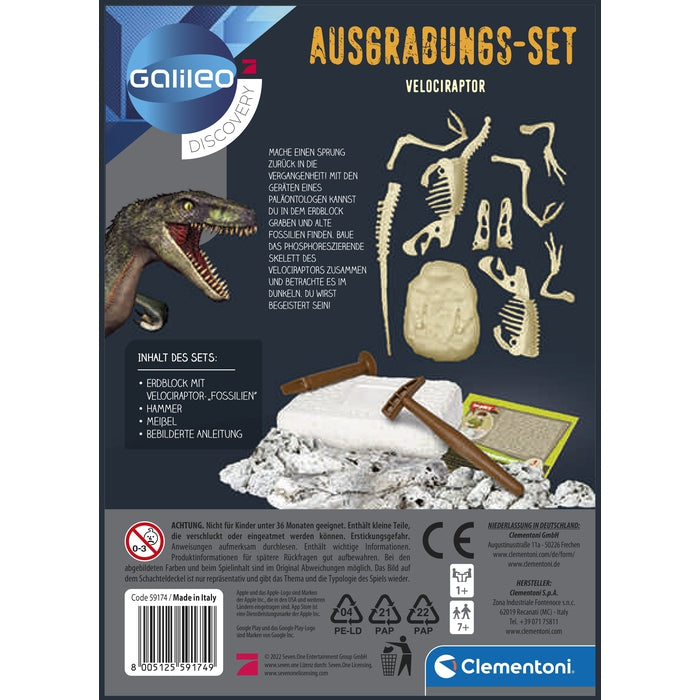clementoni-galileo-discovery-ausgrabungs-set-velociraptor-dino-skelett-mit-leuch image 7