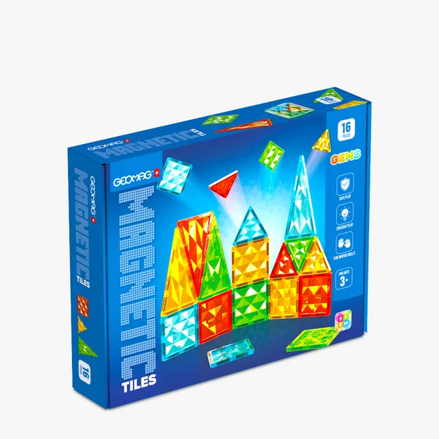 geomag-gems-16-magnetic-tiles-magnetfliesen-16-teile image 1