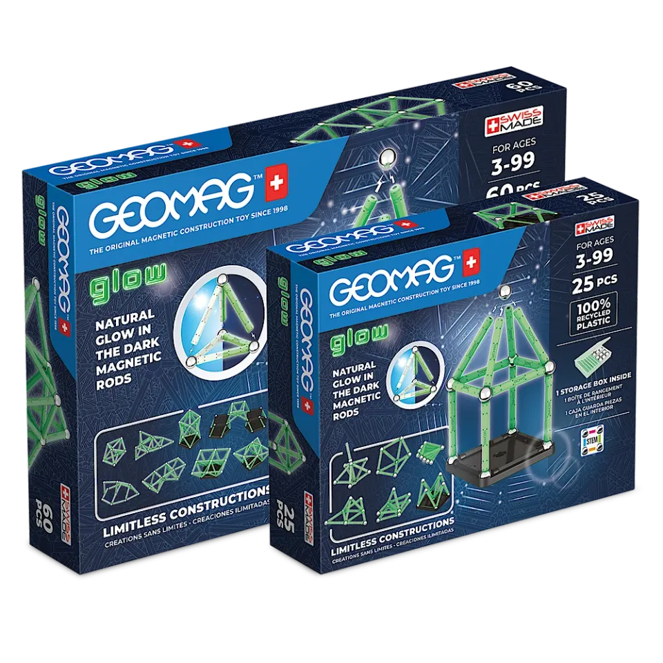 geomag-glow-bundle-medium-magnetisches-leucht-bauset image 1