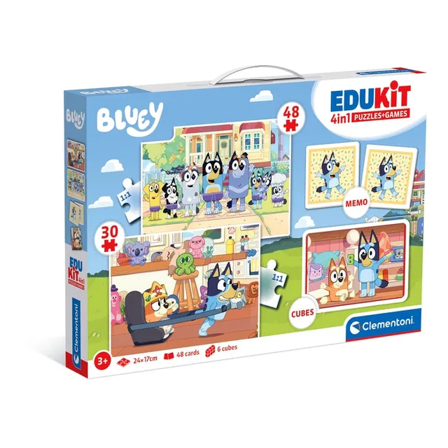 clementoni-edukit-4-in-1-bluey-lernspiel-set image 1