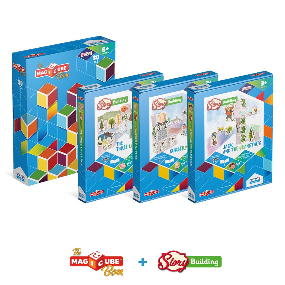 geomag-magicube-box-3-m-rchen-magnetisches-steck-bauspiel image 1