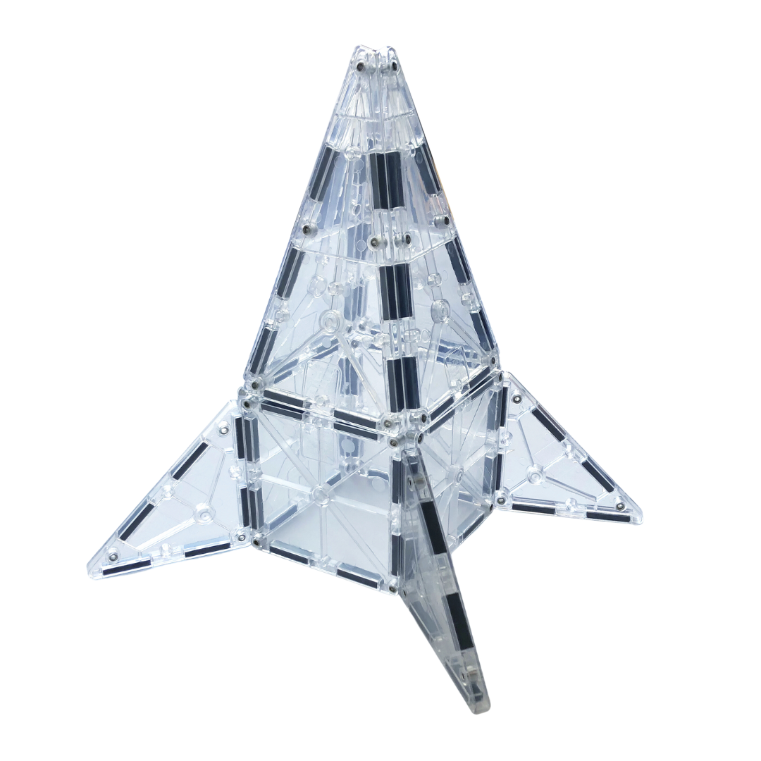 magna-tiles-ice-16-teiliges-magnet-bauset-transparent image 2