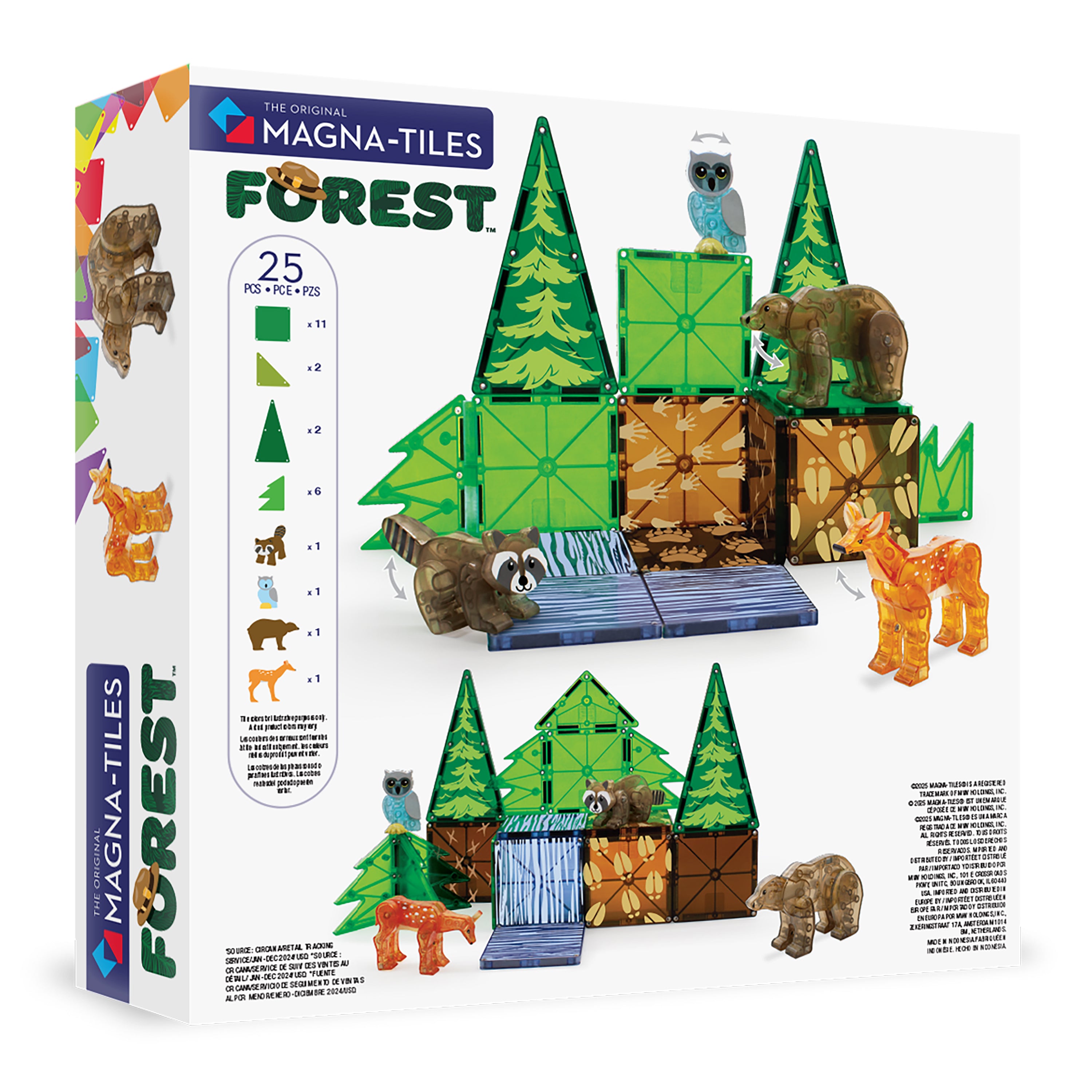 magna-tiles-forest-animals-25-teiliges-waldtiere-magnet-bauset image 8