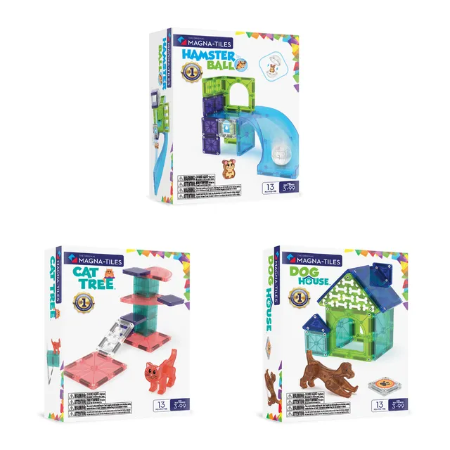 magna-tiles-the-pet-starter-bundle-magnetisches-tier-bauset-3-sets image 1