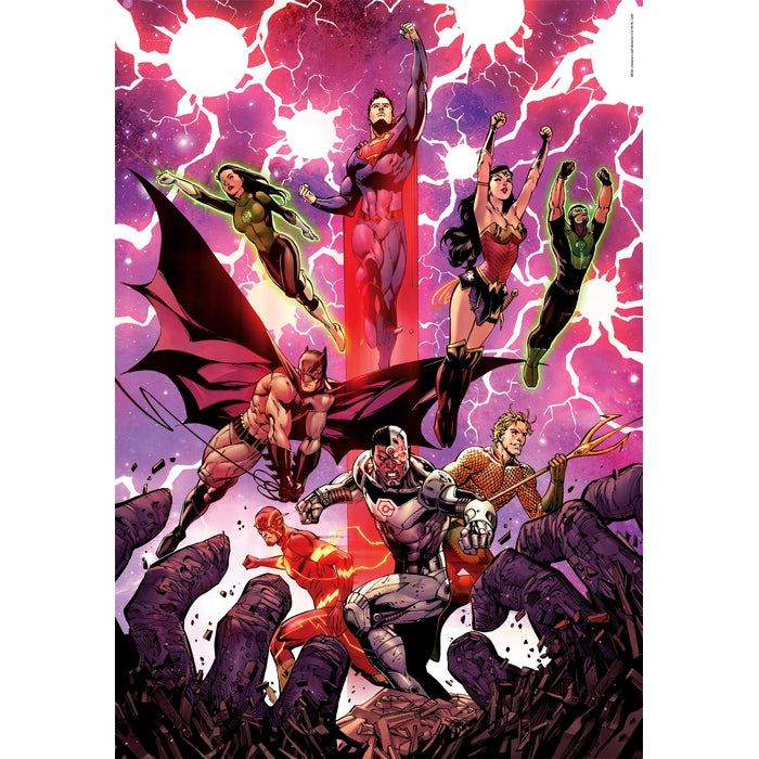 clementoni-dc-comics-puzzle-1000-teile-70-x-50-cm image 2