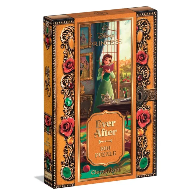 clementoni-disney-prinzessinnen-puzzle-belle-500-teile-erwachsenen-familienpuzzl image 1