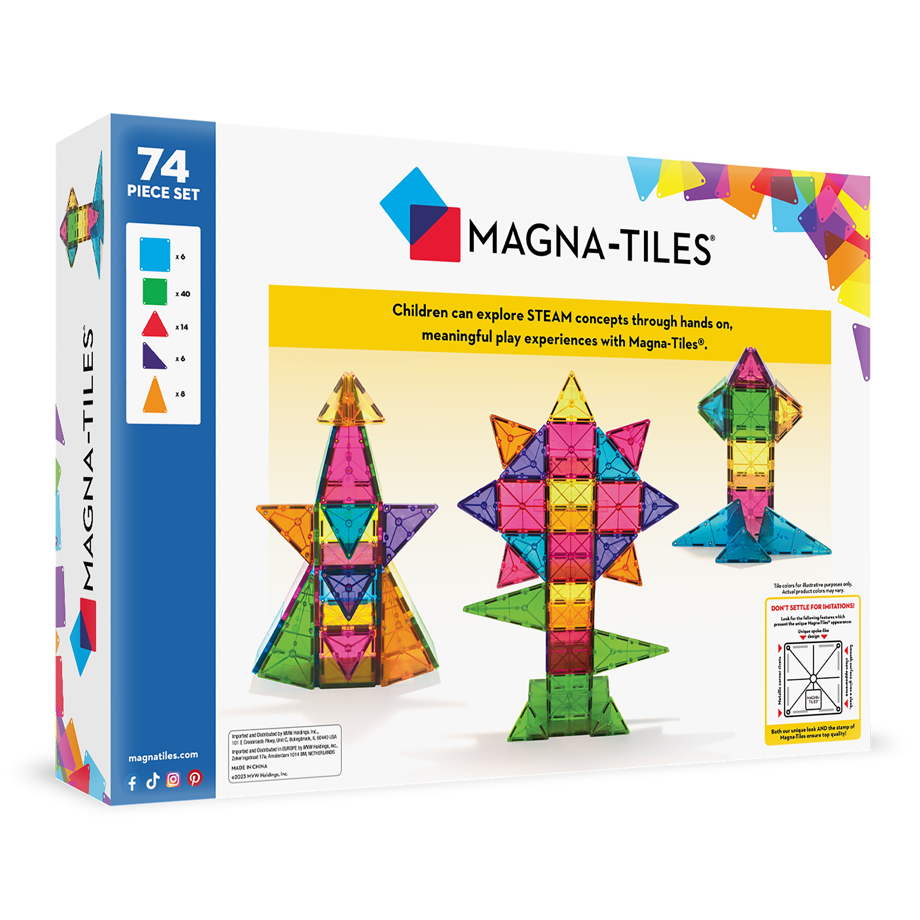 magna-tiles-classic-74-teiliges-magnetbauset image 7
