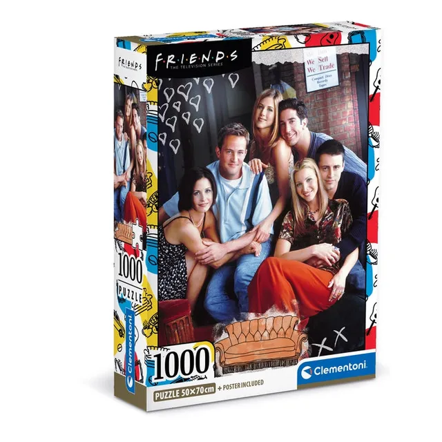 clementoni-friends-puzzle-1000-teile-70-x-50-cm-tv-serie image 1