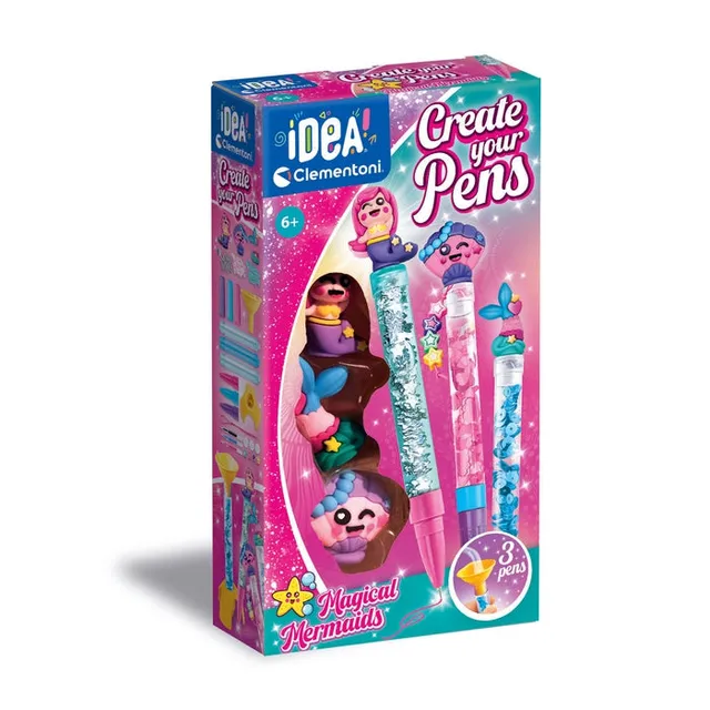 clementoni-deine-stift-kreationen-meerjungfrau-kreativ-set image 1