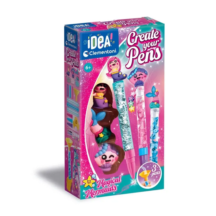 clementoni-deine-stift-kreationen-meerjungfrau-kreativ-set image 1