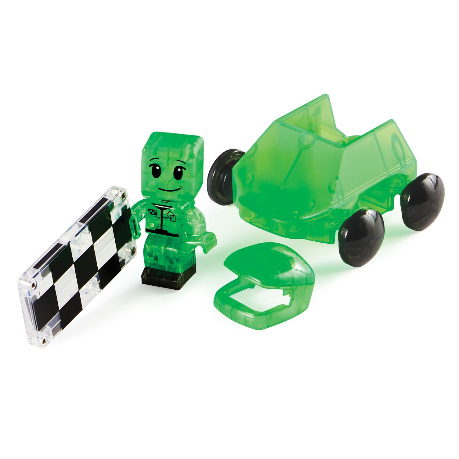 magna-tiles-downhill-duo-40-teiliges-rennbahn-magnetbauset image 6