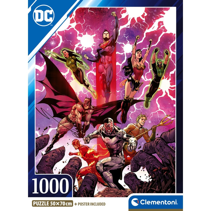 clementoni-dc-comics-puzzle-1000-teile-70-x-50-cm image 4