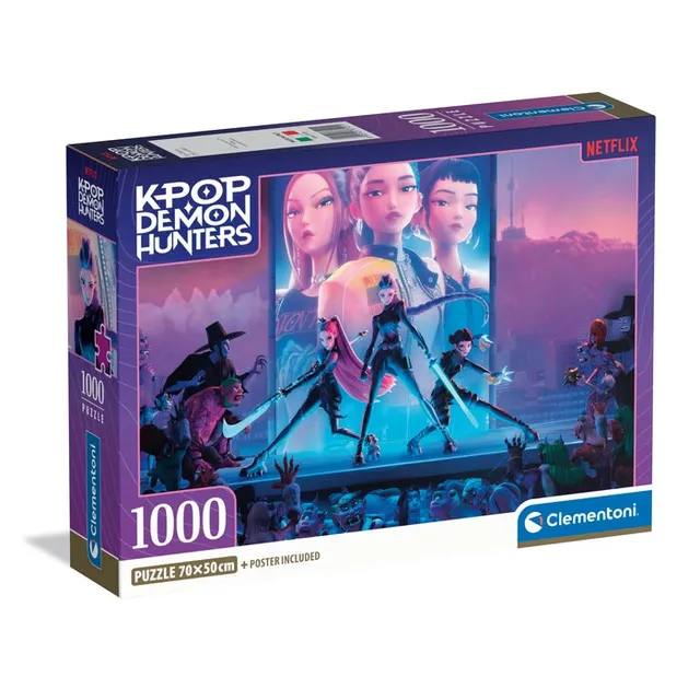 clementoni-kpop-demon-hunters-puzzle-1000-teile image 1