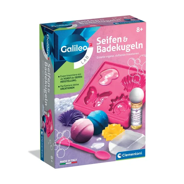 clementoni-galileo-lab-seifen-und-badekugeln-kosmetik-experimentierkasten image 1