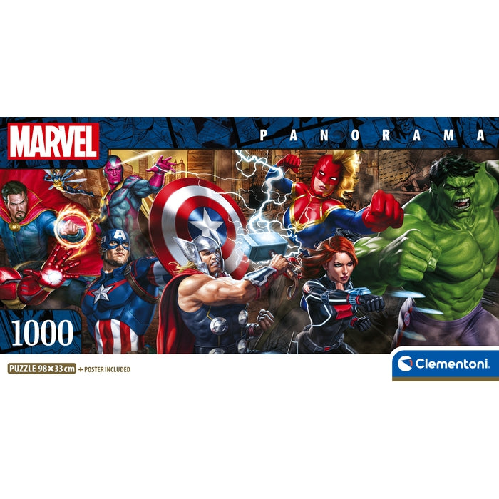 clementoni-marvel-puzzle-1000-teile-98-x-33-cm-panorama image 4