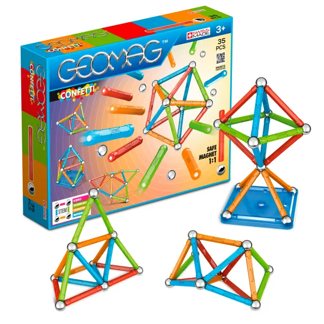 geomag-classic-confetti-35-pcs-magnetisches-bau-und-konstruktionsspiel image 1