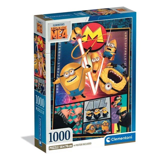 clementoni-despicable-me-4-puzzle-1000-teile-minions image 1