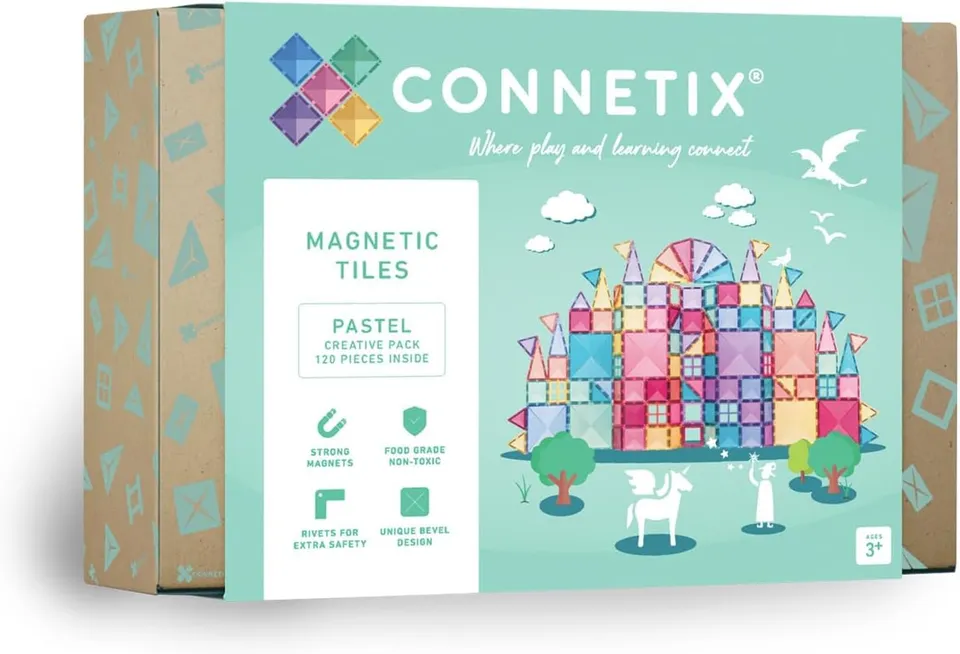 connetix-magnetbausteine-pastell-kreativpaket-120-st-ck image 1