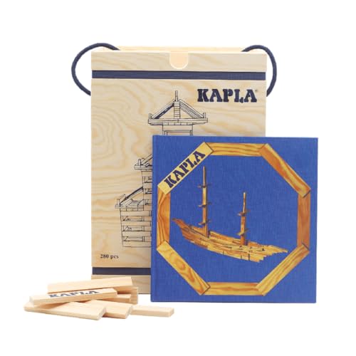 kapla-holzbaukasten-280-steine-in-holzkiste-mit-kunstbuch-konstruktionsspiel-2 image 5