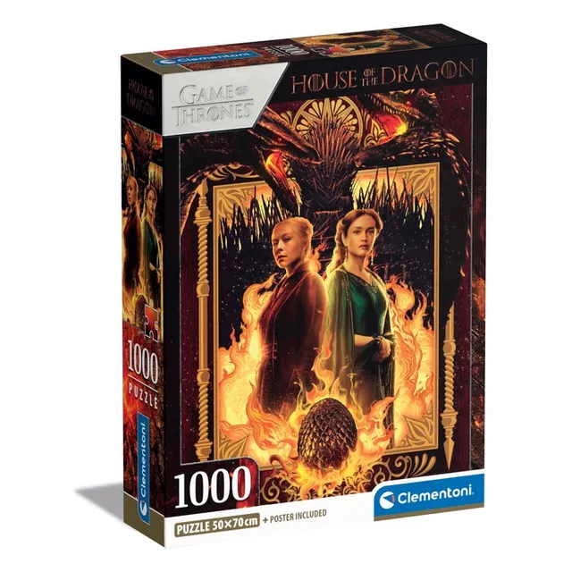 clementoni-house-of-the-dragon-puzzle-1000-teile-70-x-50-cm image 1
