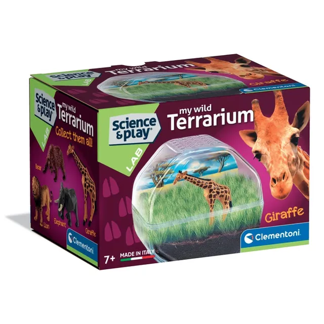 clementoni-mini-terrarium-giraffe-pflanzen-tiere-experimentierset image 1