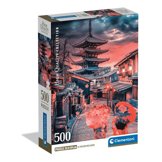 clementoni-evening-in-kyoto-puzzle-500-teile-49-x-36-cm image 1