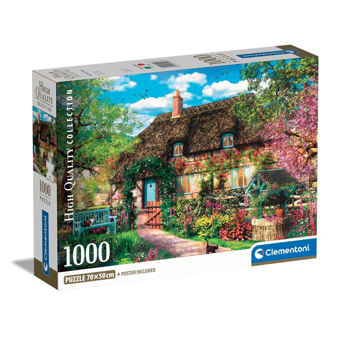clementoni-the-old-cottage-puzzle-1000-teile-70-x-50-cm image 1