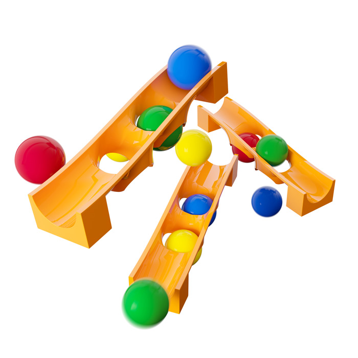 hubelino-kugelfalle-erweiterung-kugelbahn-modul image 2