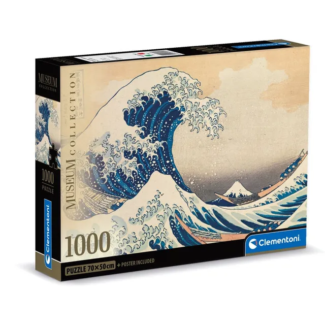 clementoni-hokusai-the-great-wave-puzzle-1000-teile-kunst-70-x-50-cm image 1