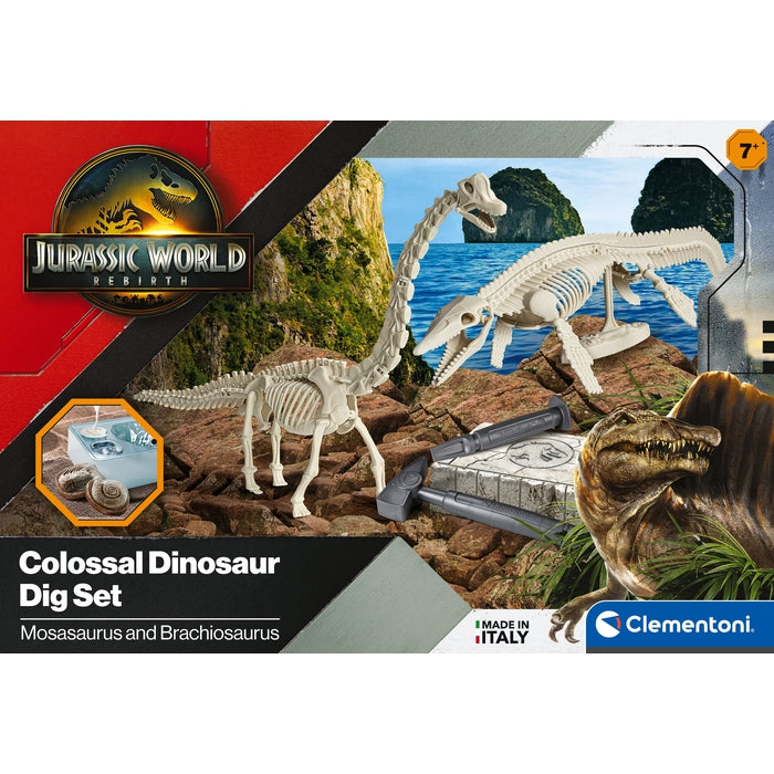 clementoni-jurassic-world-rebirth-ausgrabungs-set-mosasaurus-brachiosaurus image 7