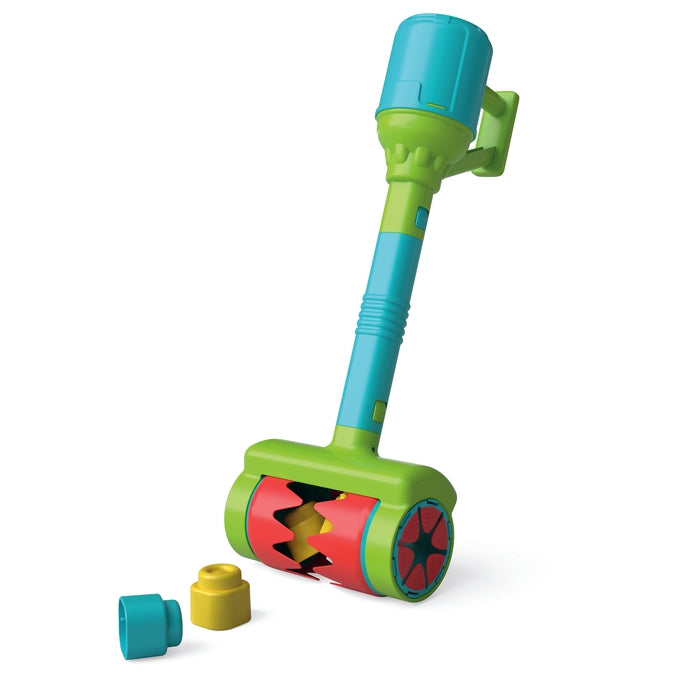 clementoni-clemmy-sensorischer-staubsauger-spielzeug-mit-5-weichen-bausteinen-f- image 1