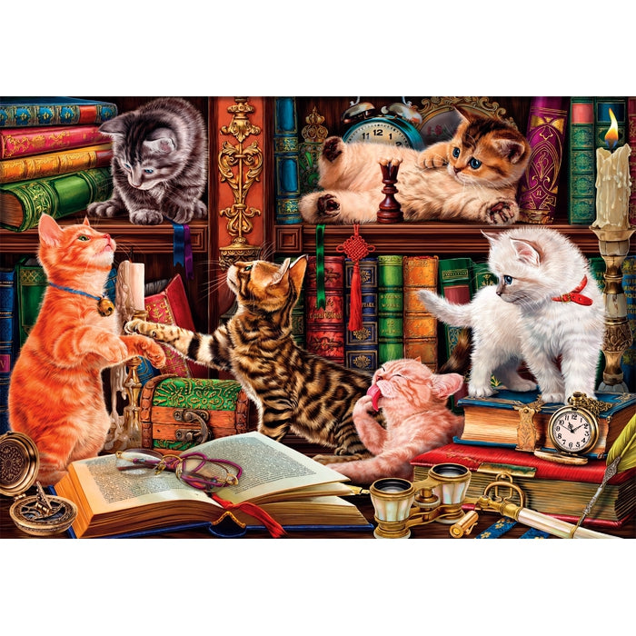 clementoni-curious-whiskers-puzzle-1000-teile-70-x-50-cm-tiere image 2