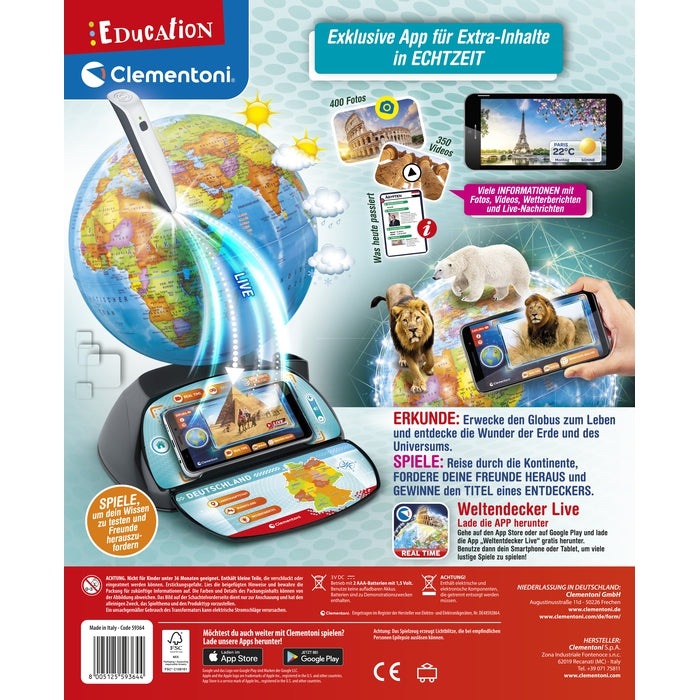 clementoni-scienza-e-gioco-lab-digitaler-globus-real-time-mit-app image 7