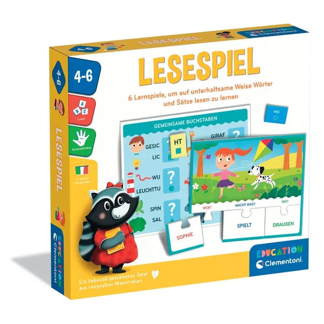 clementoni-lese-spiel-schreib-und-lese-lernspiel-4-6-jahre image 1