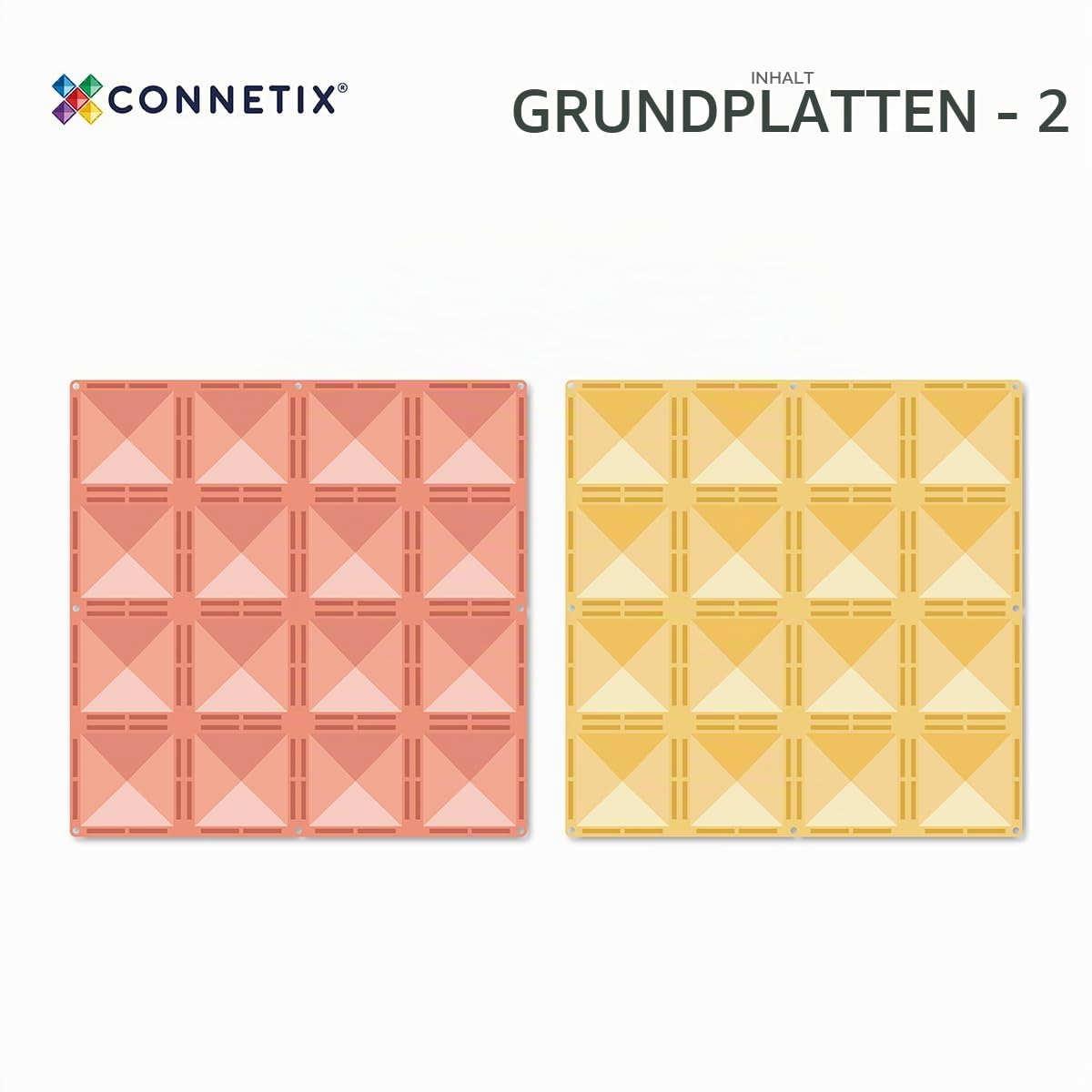 connetix-pastell-grundplatten-pack-magnetbausteine-2-st-ck-zitrone-pfirsich image 6