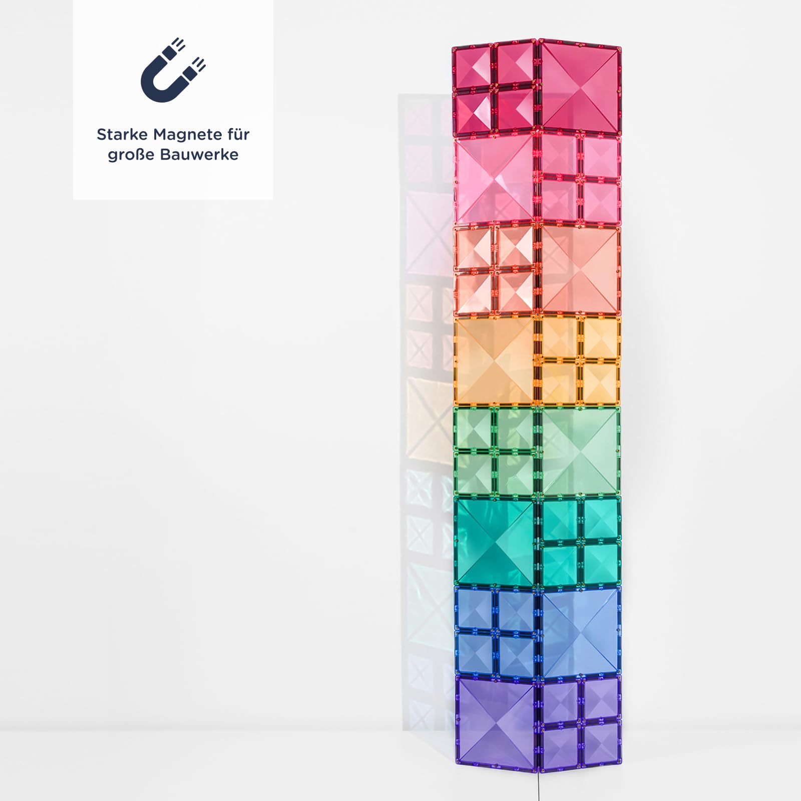connetix-pastell-quadrat-pack-magnetbausteine-40-st-ck image 2