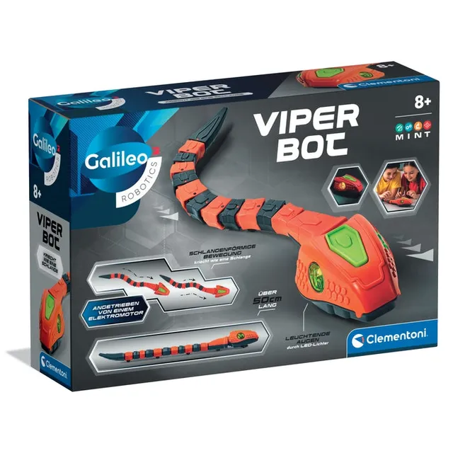 clementoni-galileo-build-viper-bot-schlangen-roboter-bausatz image 1