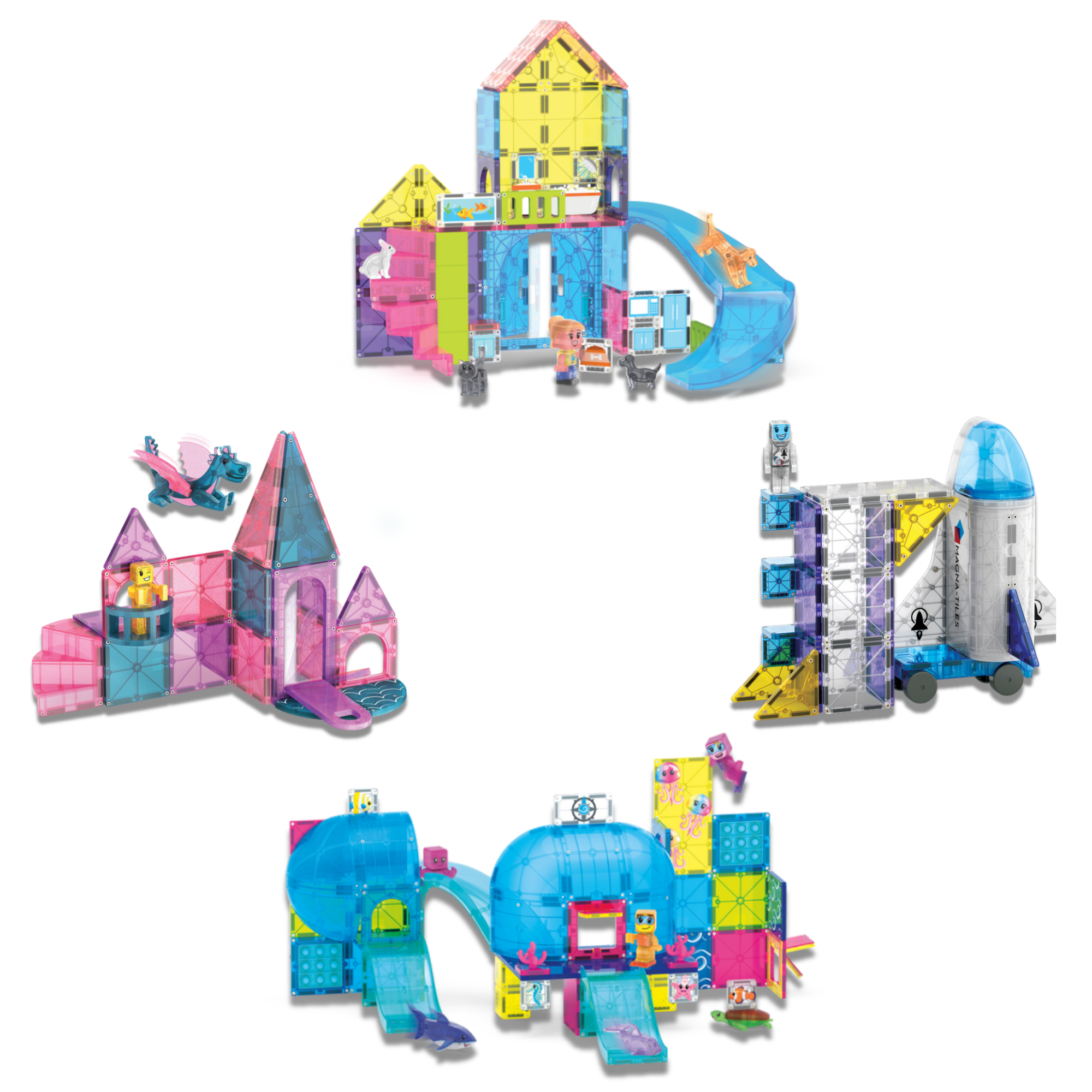 magna-tiles-imaginative-play-bundle-magnet-bauset image 2