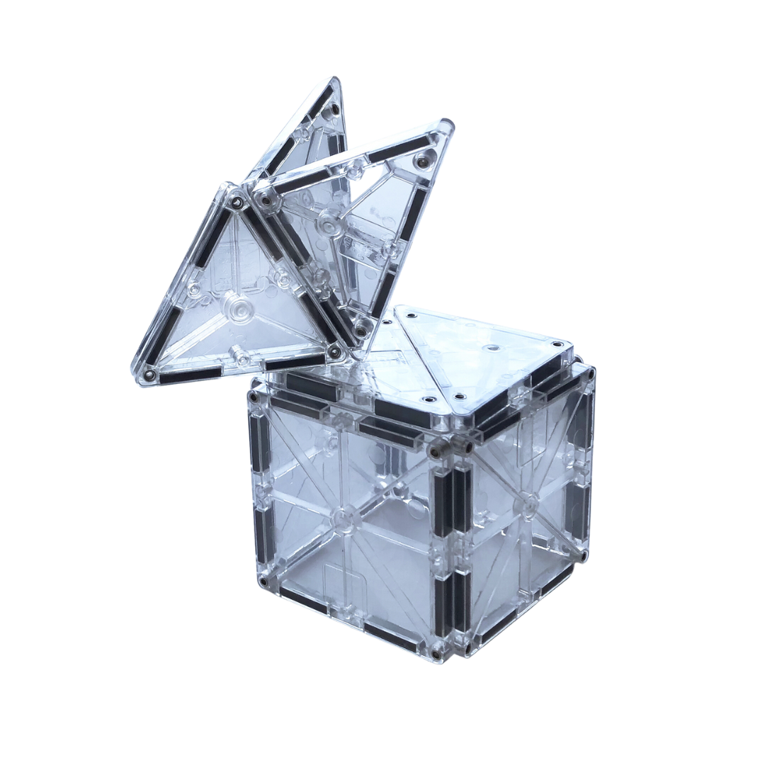 magna-tiles-ice-16-teiliges-magnet-bauset-transparent image 3