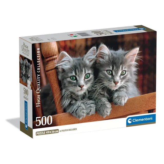 clementoni-kittens-puzzle-500-teile-49-x-36-cm image 1