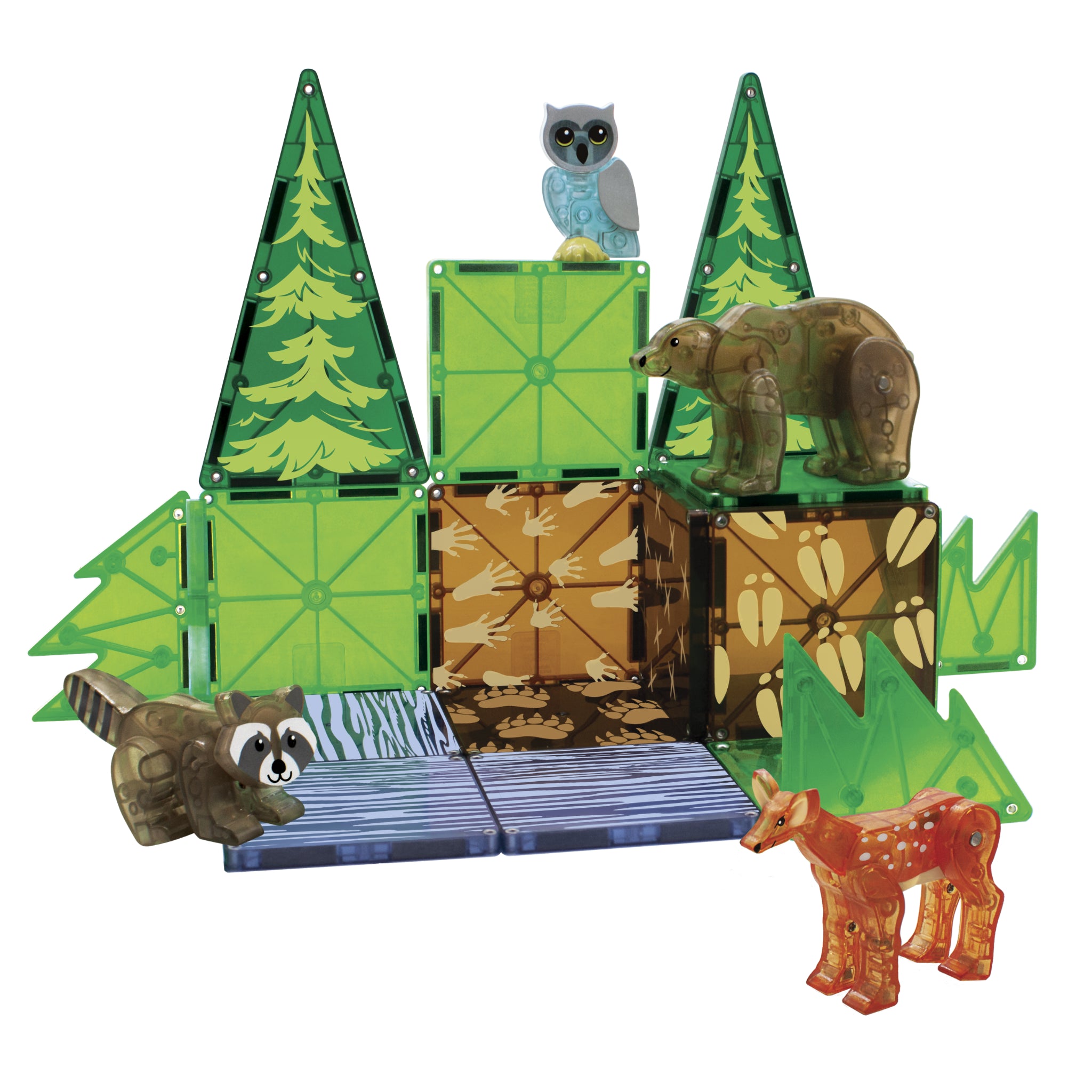 magna-tiles-forest-animals-25-teiliges-waldtiere-magnet-bauset image 4