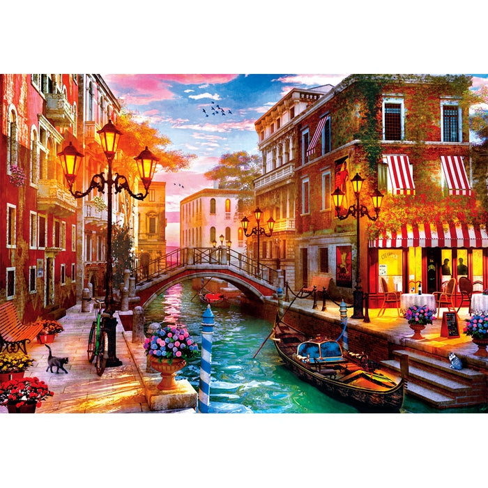 clementoni-sunset-over-venice-panorama-puzzle-500-teile-49-x-36-cm image 2