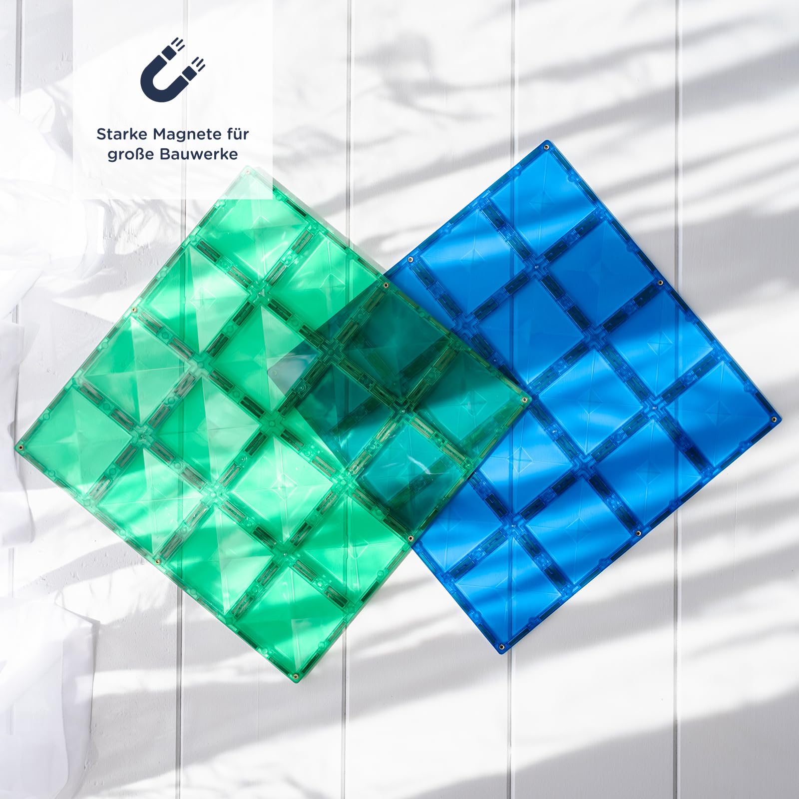 connetix-regenbogen-grundplatten-pack-2-st-ck-blau-gr-n-magnetische-bauplatten-3 image 3