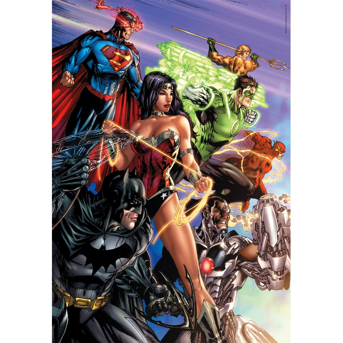 clementoni-puzzle-dc-comics-1000-teile-70-x-50-cm image 2