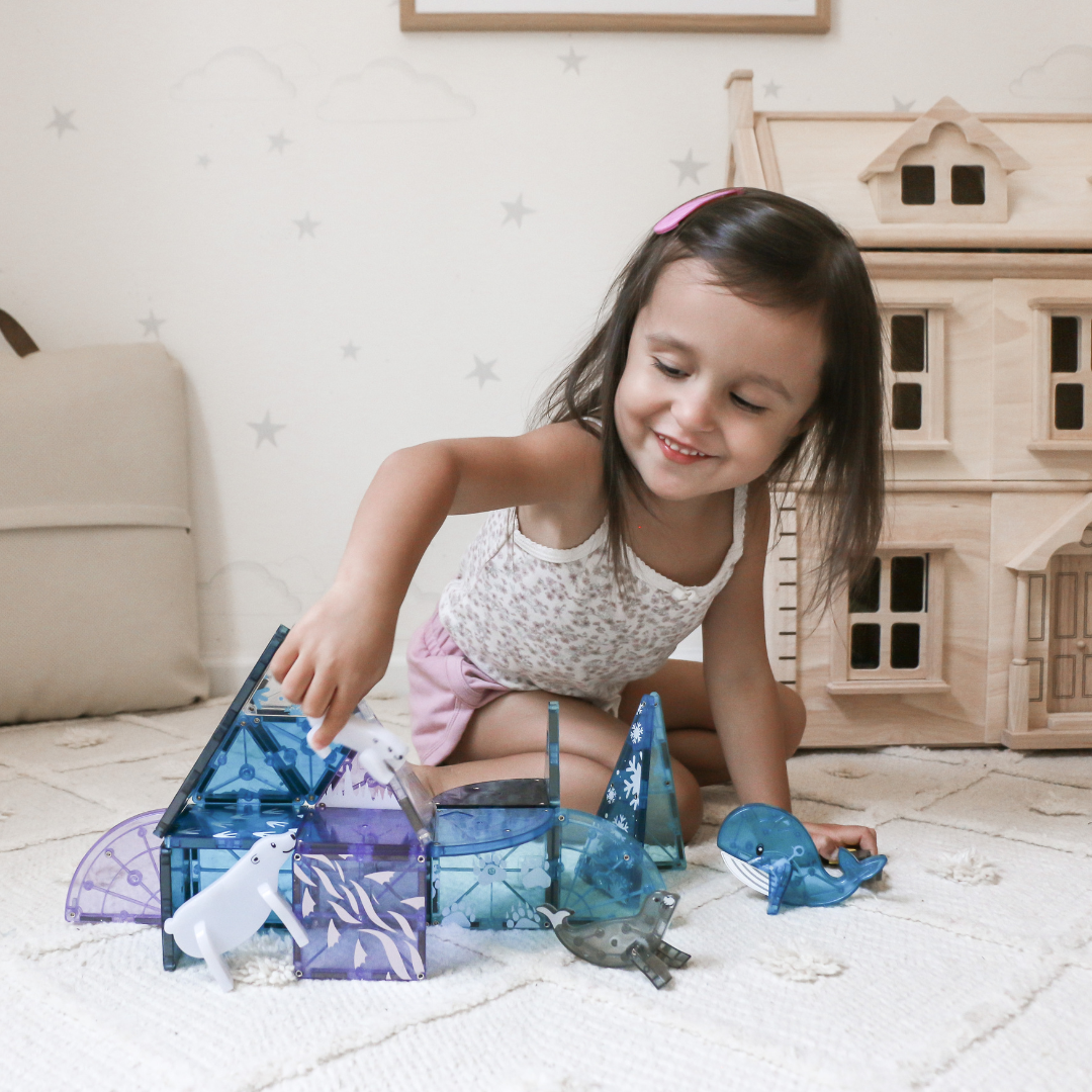 magna-tiles-arctic-25-teiliges-set-magnetisches-tier-konstruktionsspiel image 2