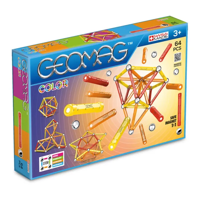 geomag-classic-color-262-magnetbauset-64-teilig image 1