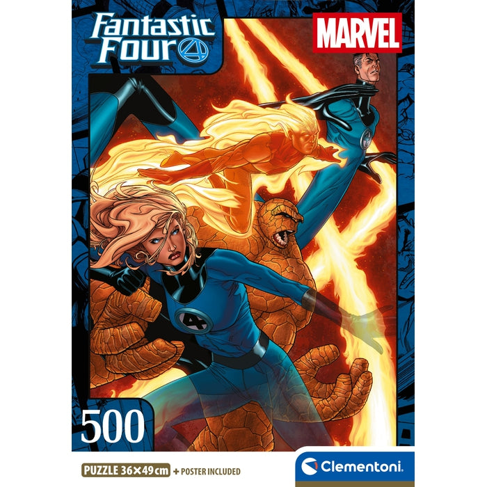 clementoni-puzzle-fantastic-four-500-teile-49-x-36-cm image 4