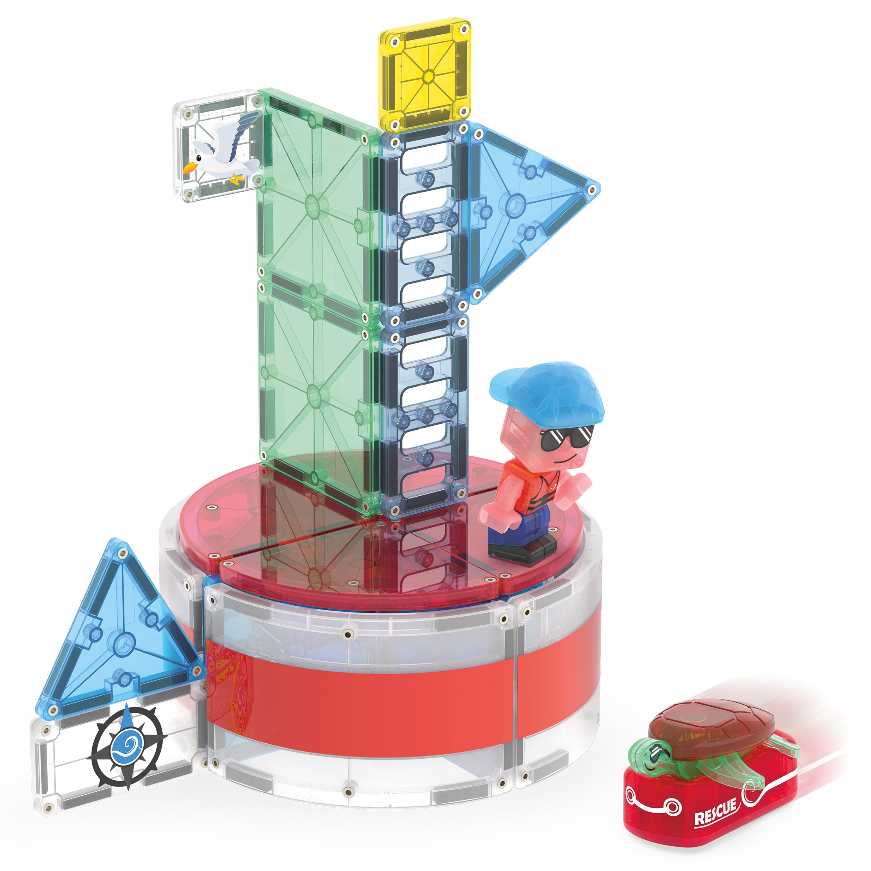 magna-tiles-lighthouse-rescue-26-teile-set-magnet-leuchtturm-bauset image 6