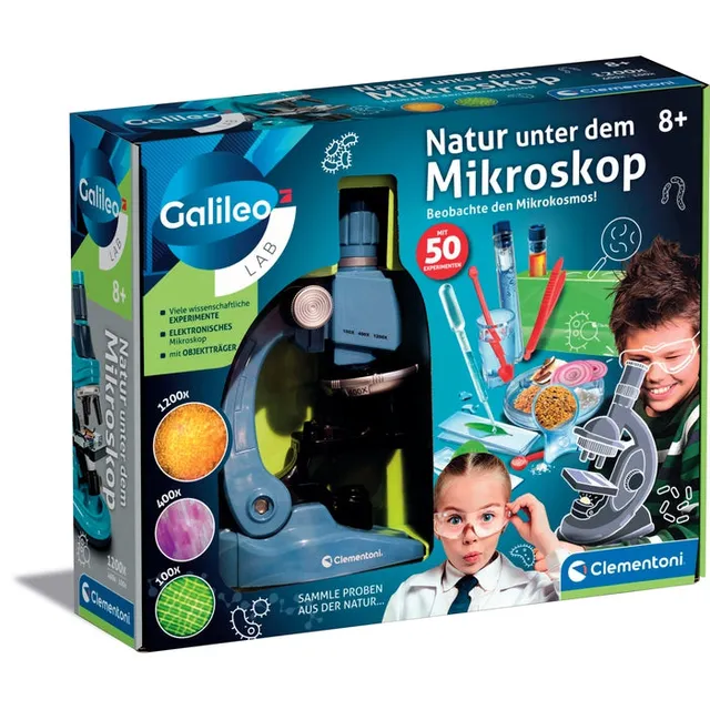 clementoni-galileo-lab-natur-unter-dem-mikroskop-mikroskop-bis-1200-fach image 1
